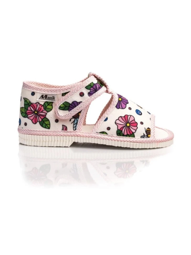 Detské papuče MANIK kvety