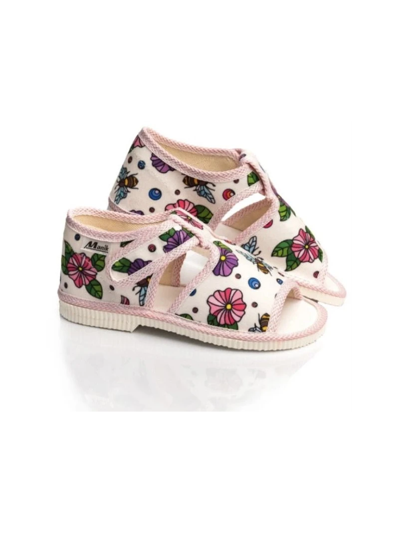 Detské papuče MANIK kvety