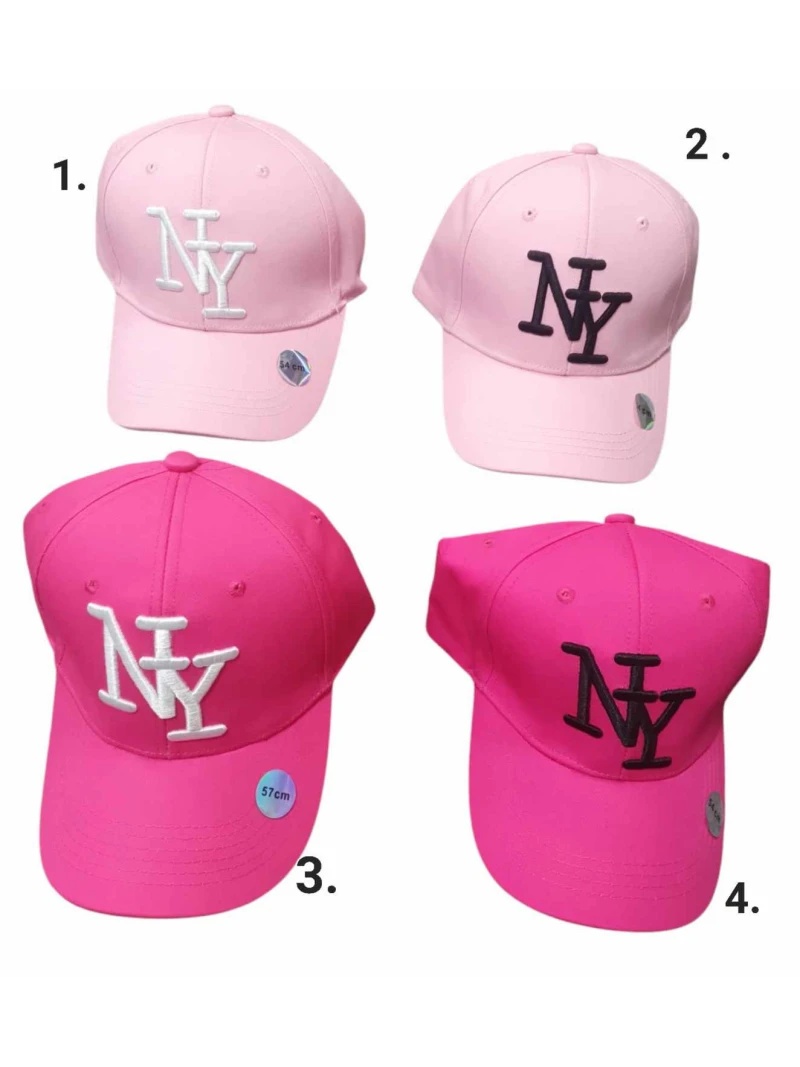 Dievčenská šiltovka 4 druhy