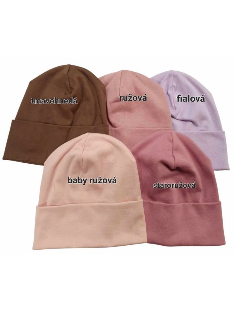 Dievčenská prechodná čiapka viac farieb