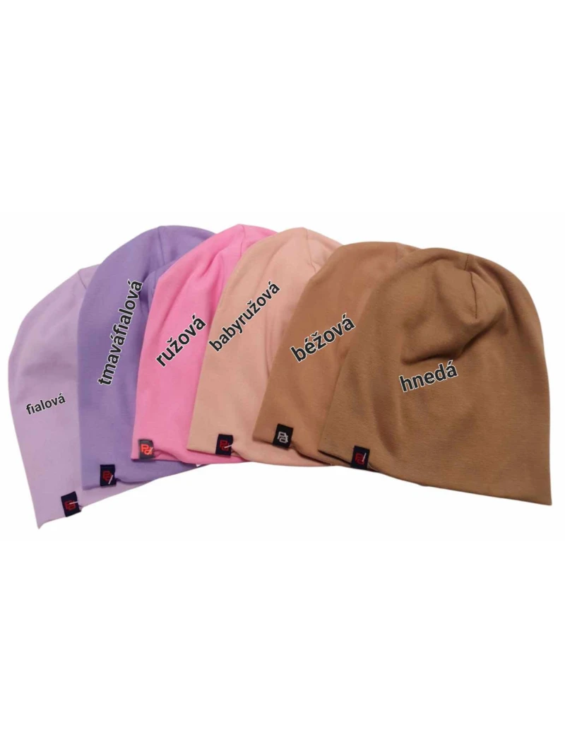 Dievčenská prechodná čiapka viac farieb