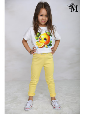 Dievčenské legíny Malami dve farby