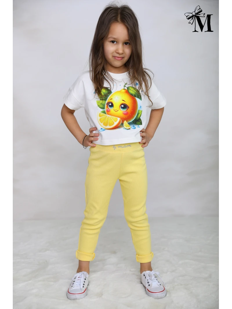 Dievčenské legíny Malami dve farby