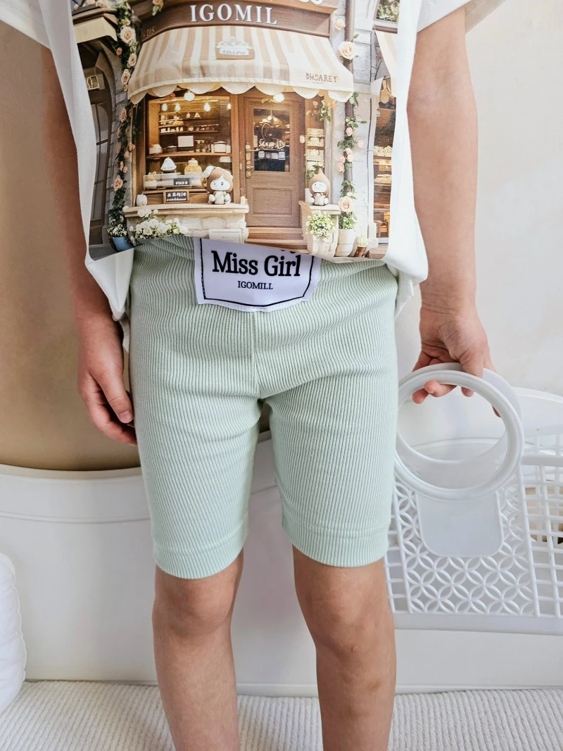 Dievčenské rebrované kraťasy 3 farby