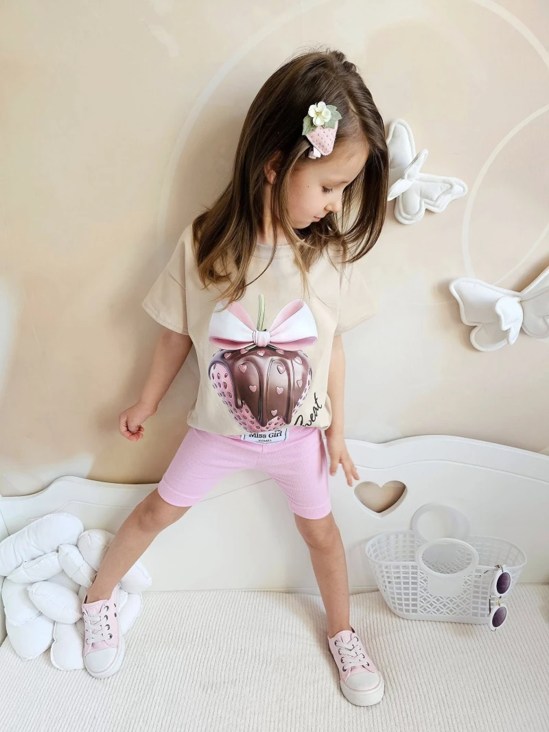 Dievčenské rebrované kraťasy 3 farby