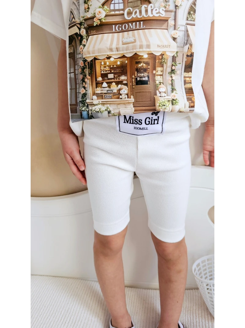 Dievčenské rebrované kraťasy 2 farby