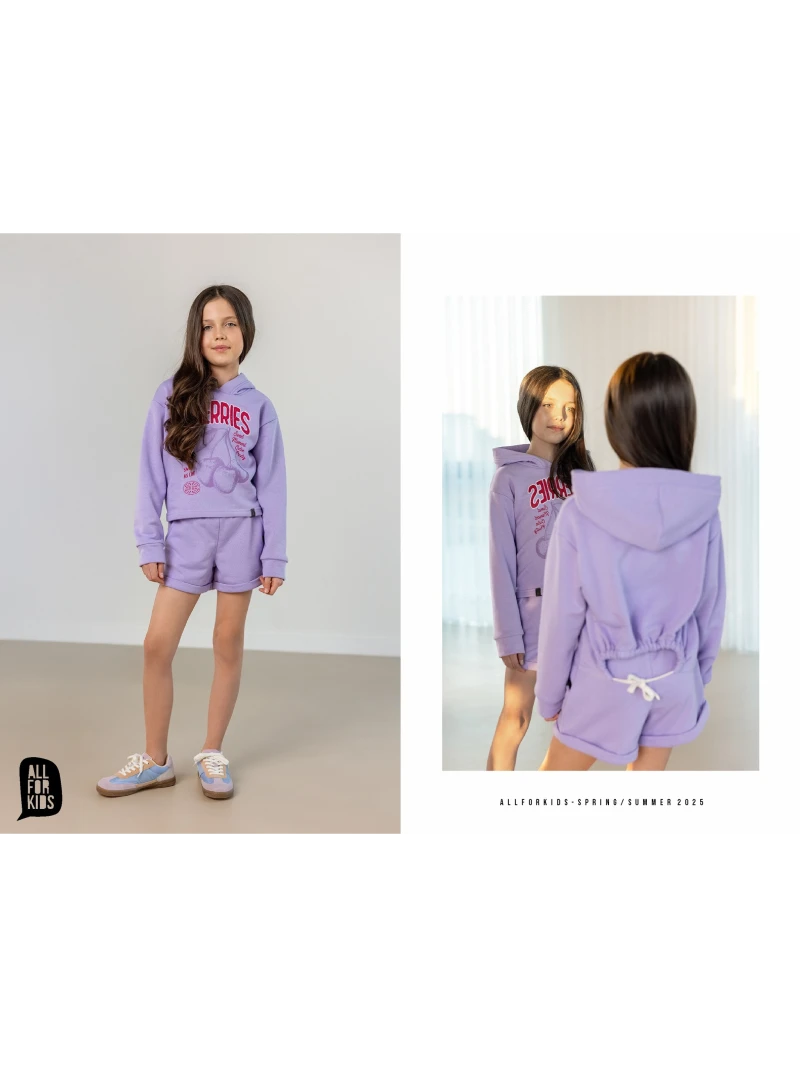 Dievčenské kraťasy dve farby