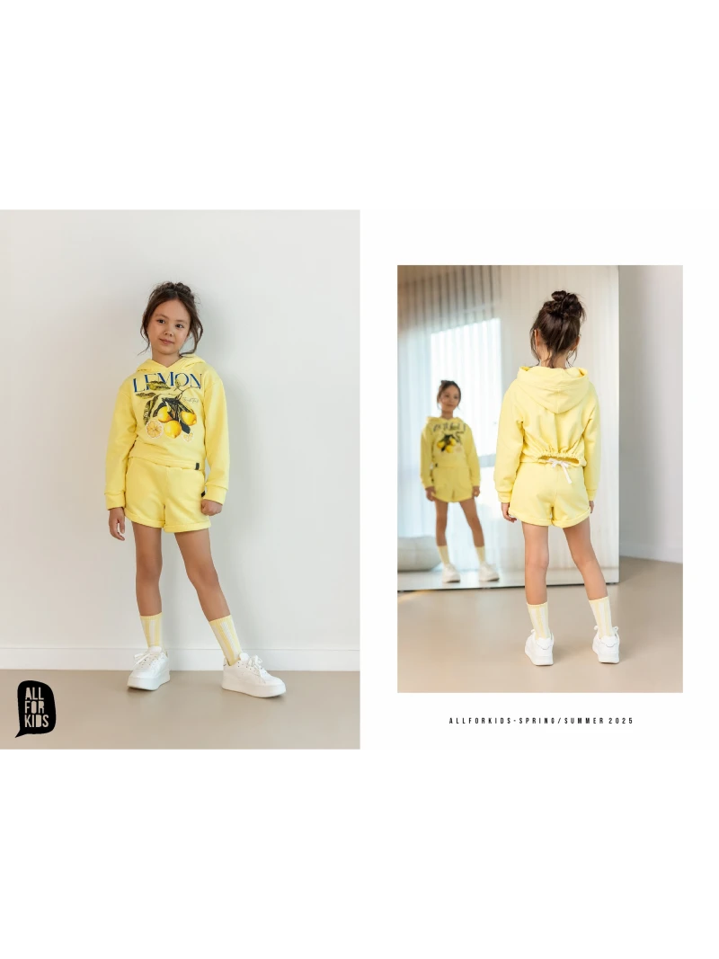 Dievčenské kraťasy dve farby