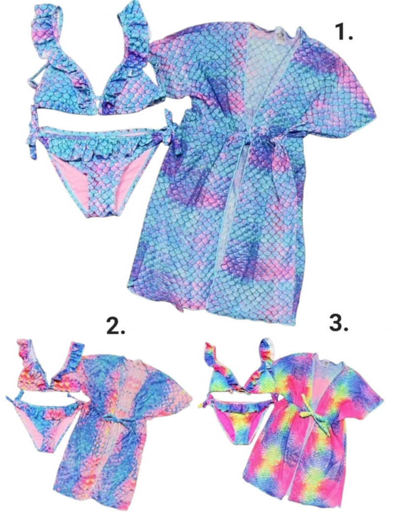 Dievčenský plavkový set 3 farby