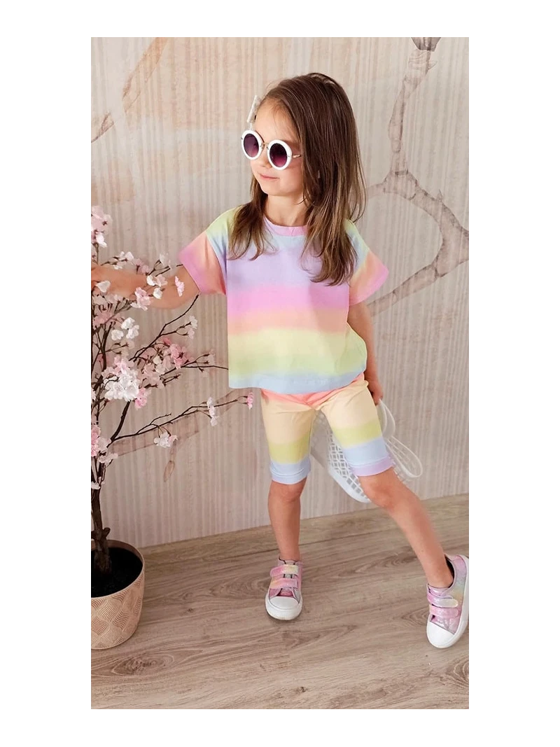 Dievčenské tričko dúhové