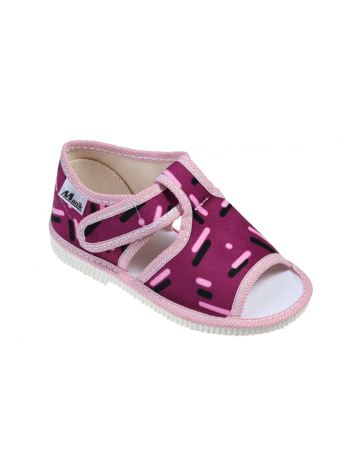 Detské papuče MANIK čiarky