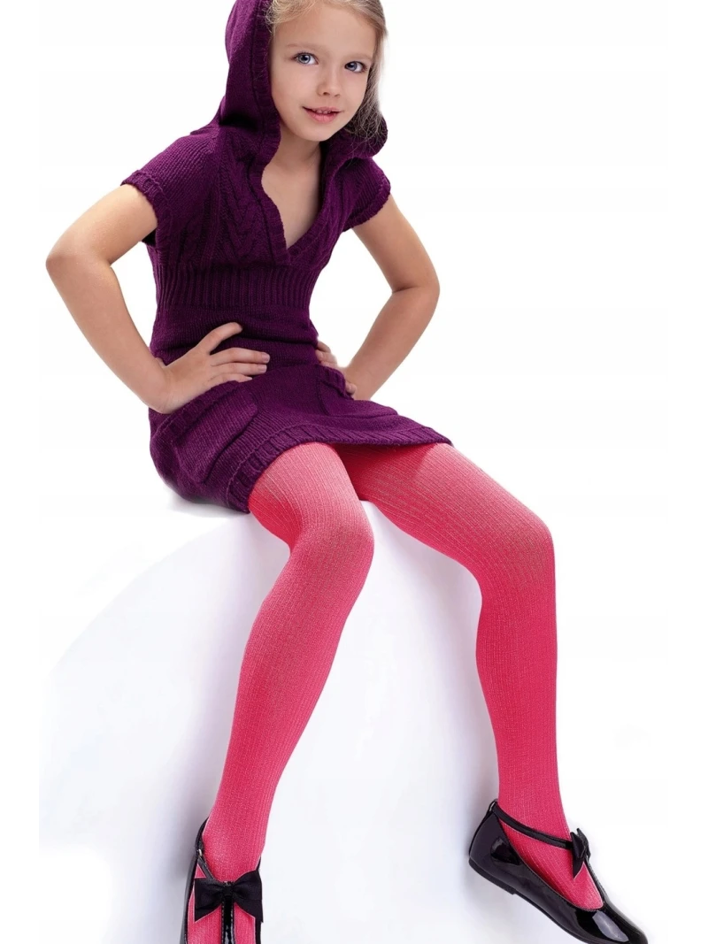 Detské pančušky Agatka- Raspberry