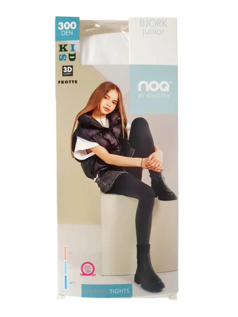 Detské silonky BJORK junior - BIANCO