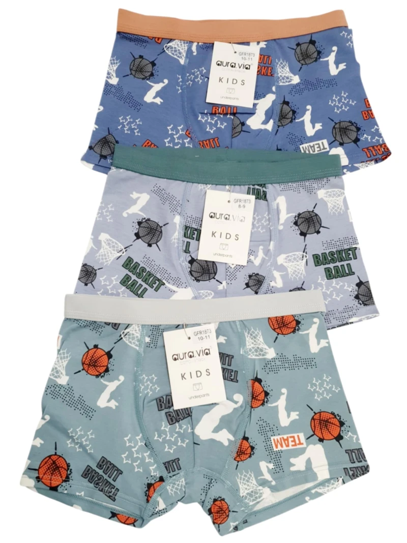Chlapčenské boxerky Basketball viac farieb