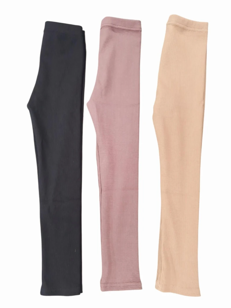 Detské rebrované legíny-3 farby
