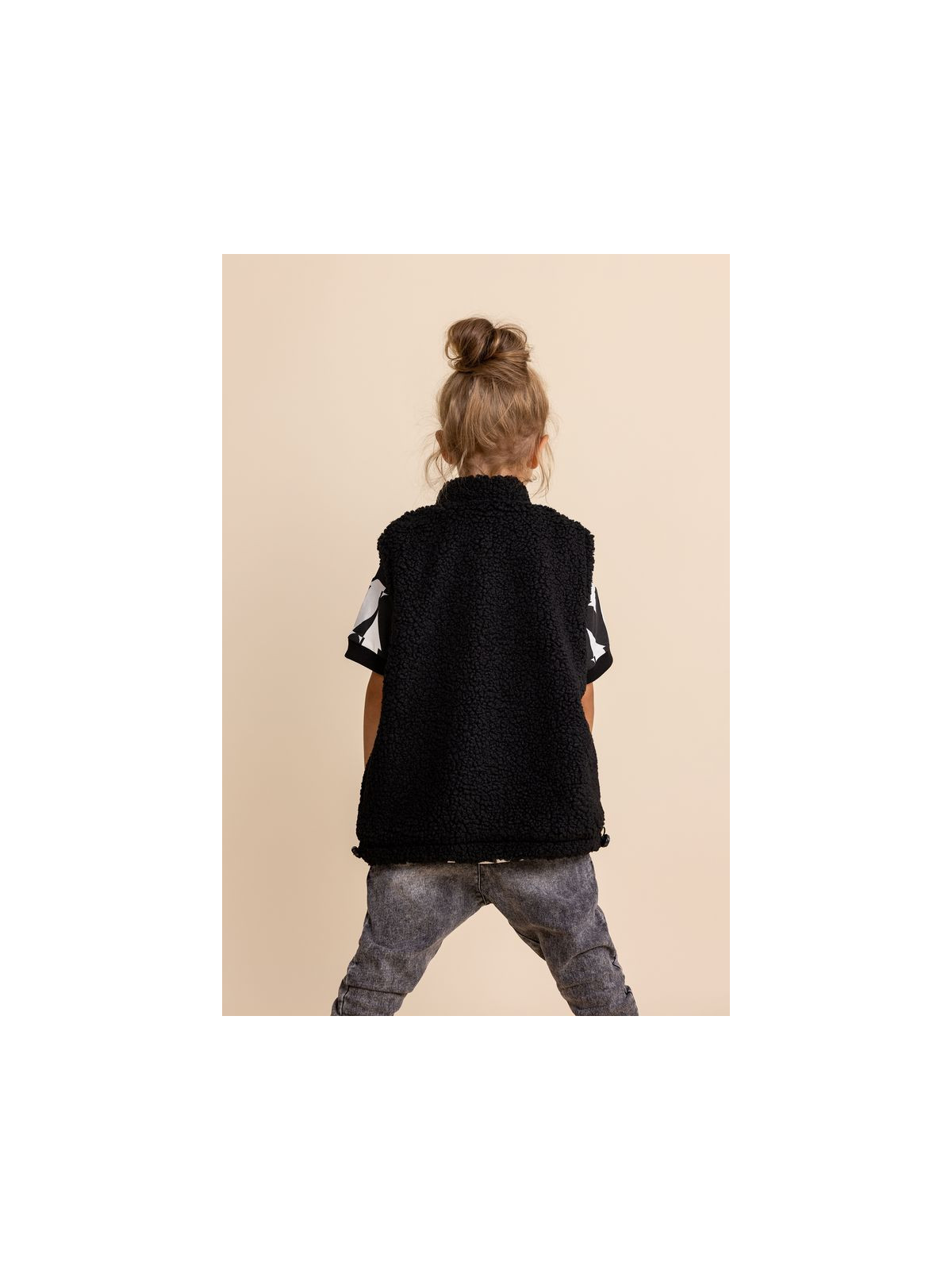 Detská teddy vesta v 2 farbách Unisex Lose Bluzz