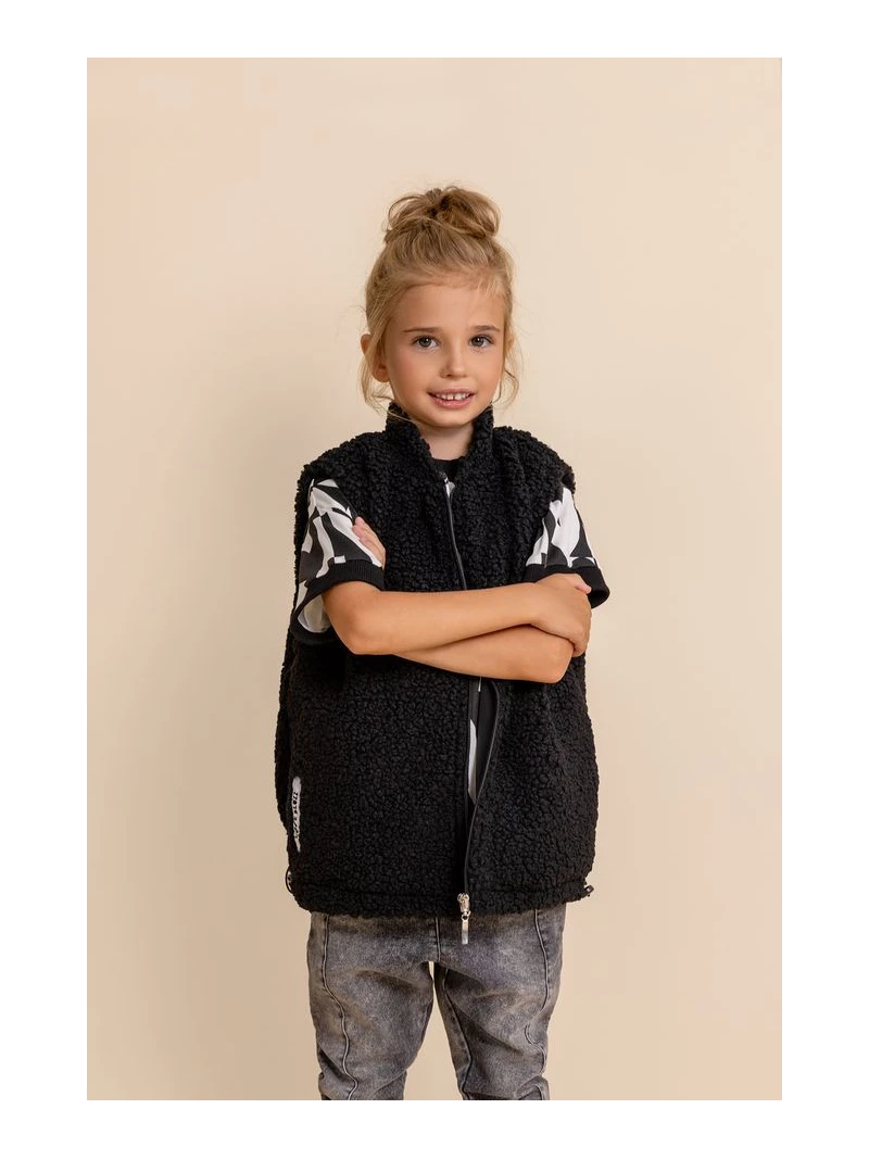 Detská teddy vesta v 2 farbách Unisex Lose Bluzz