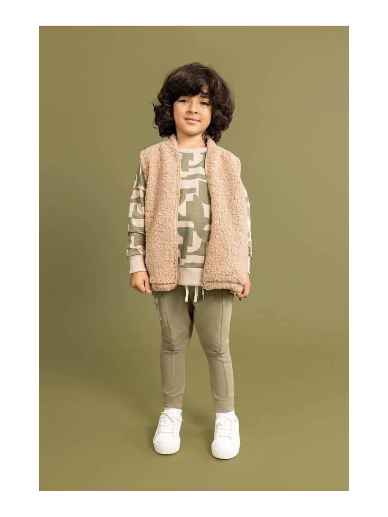 Detská teddy vesta v 2 farbách Unisex Lose Bluzz