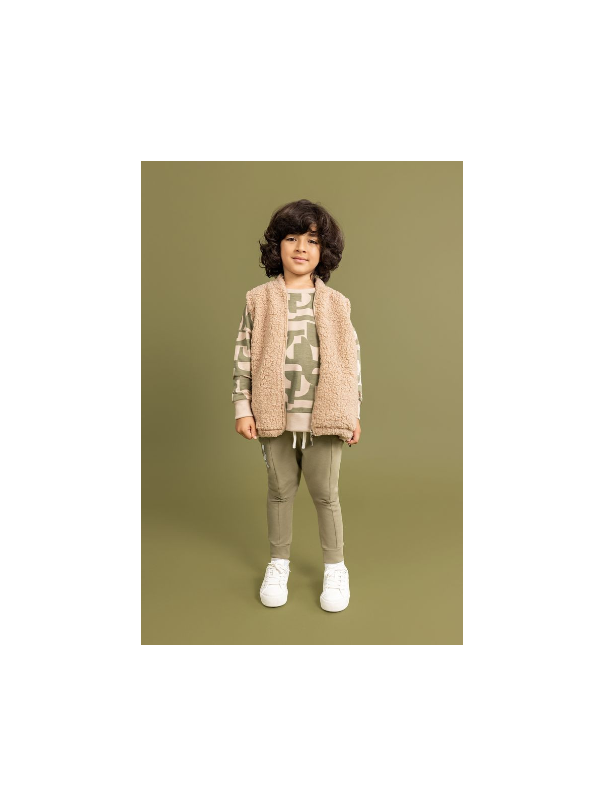 Detská teddy vesta v 2 farbách Unisex Lose Bluzz