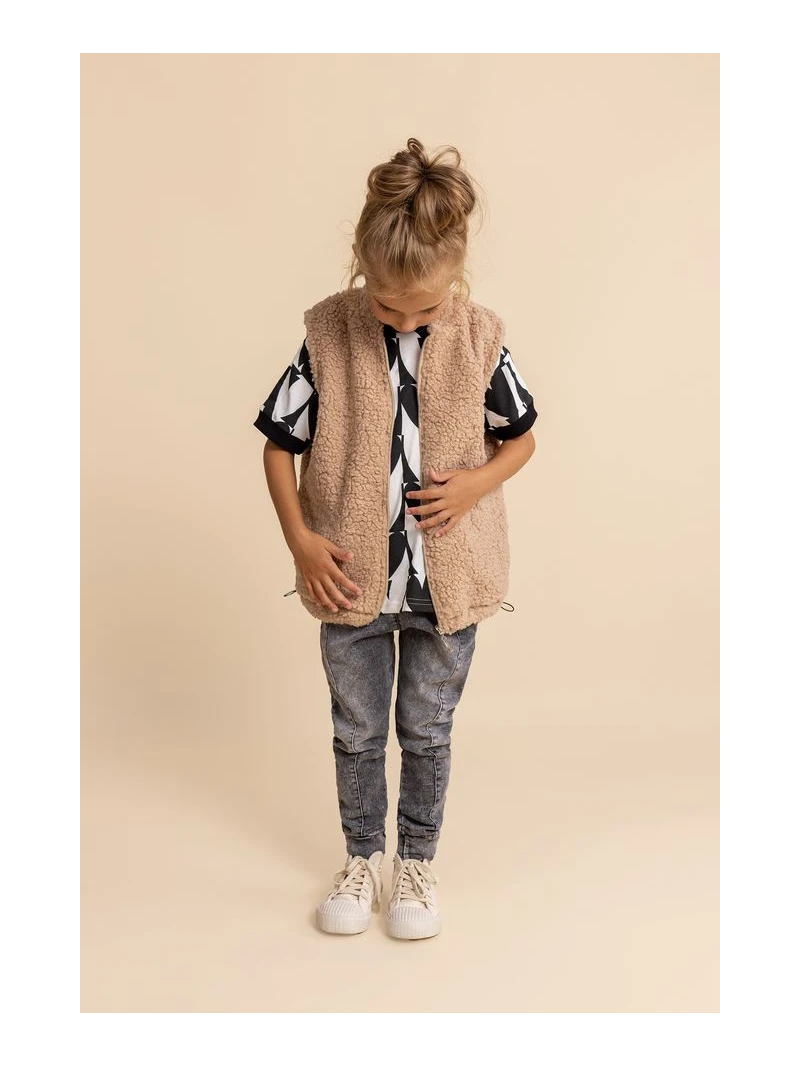 Detská teddy vesta v 2 farbách Unisex Lose Bluzz