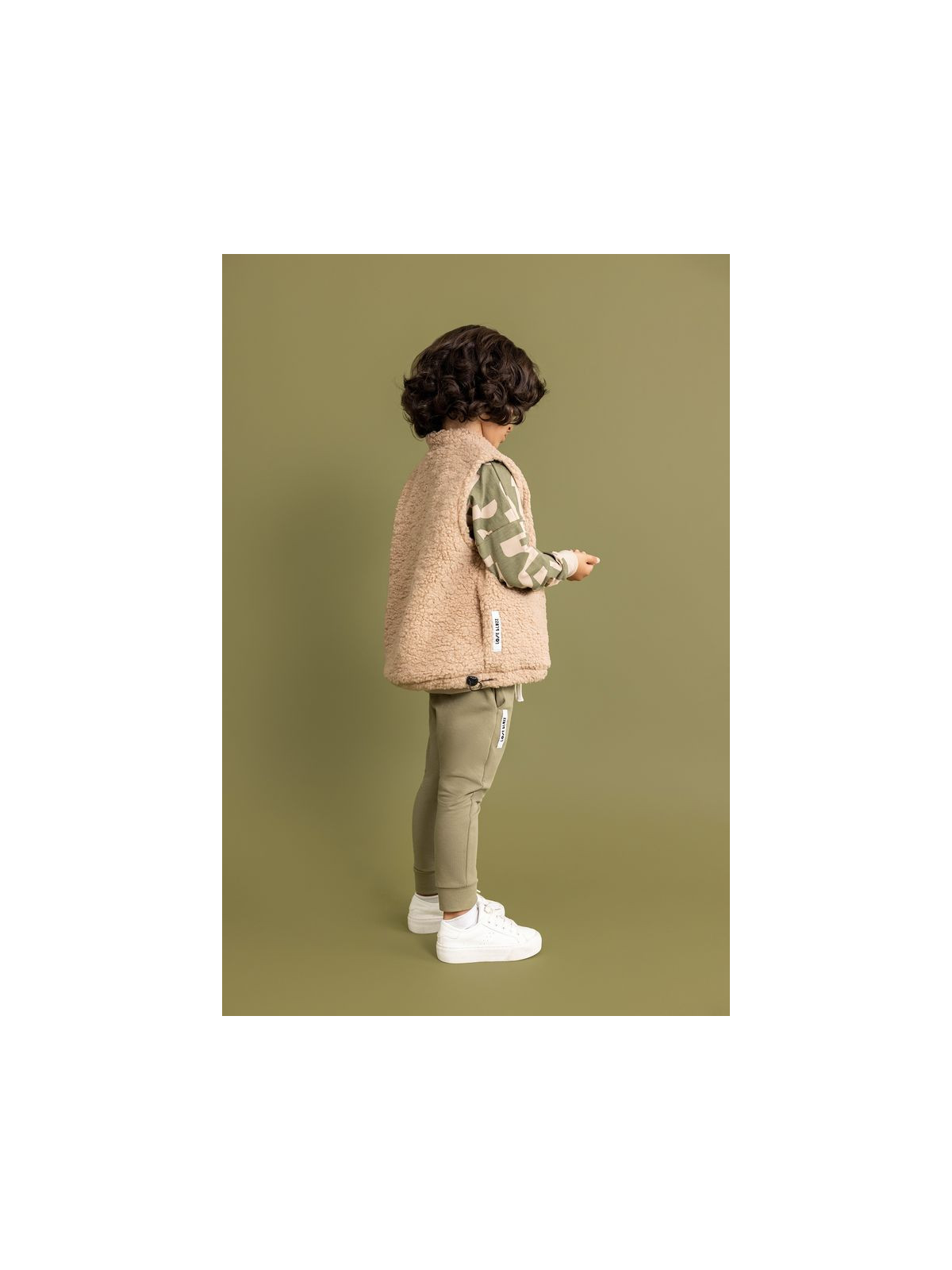 Detská teddy vesta v 2 farbách Unisex Lose Bluzz