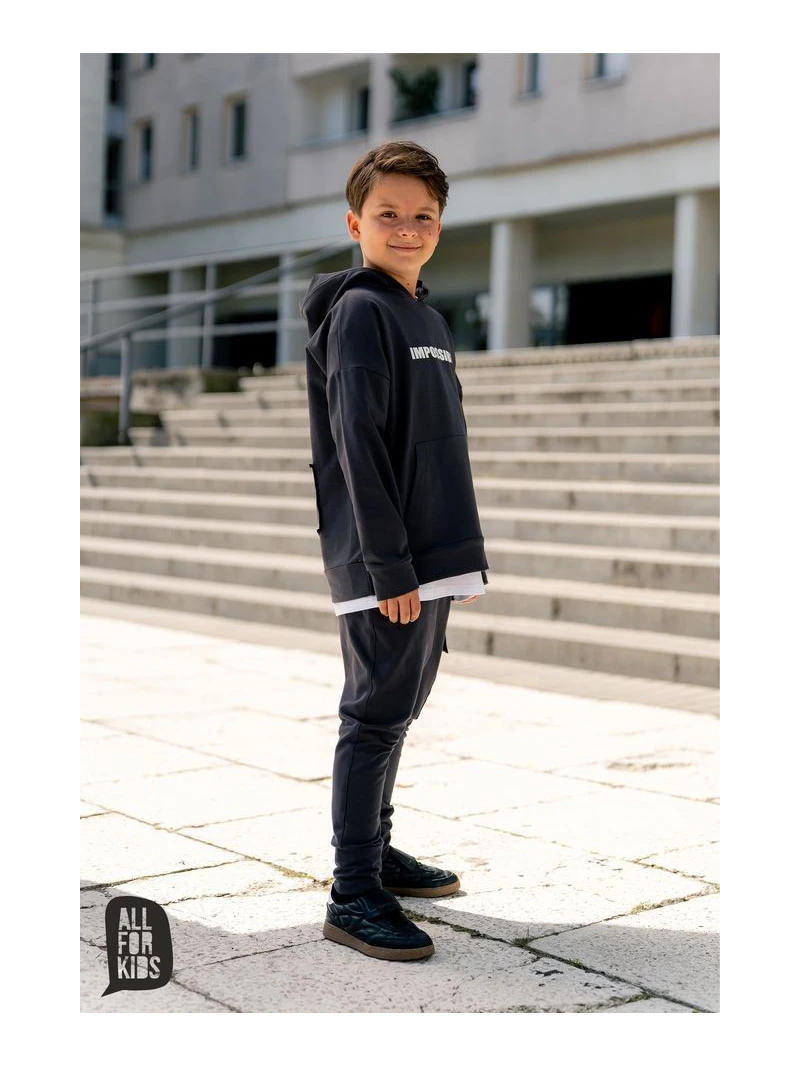 Chlapčenská mikina s kapucňou All for kids
