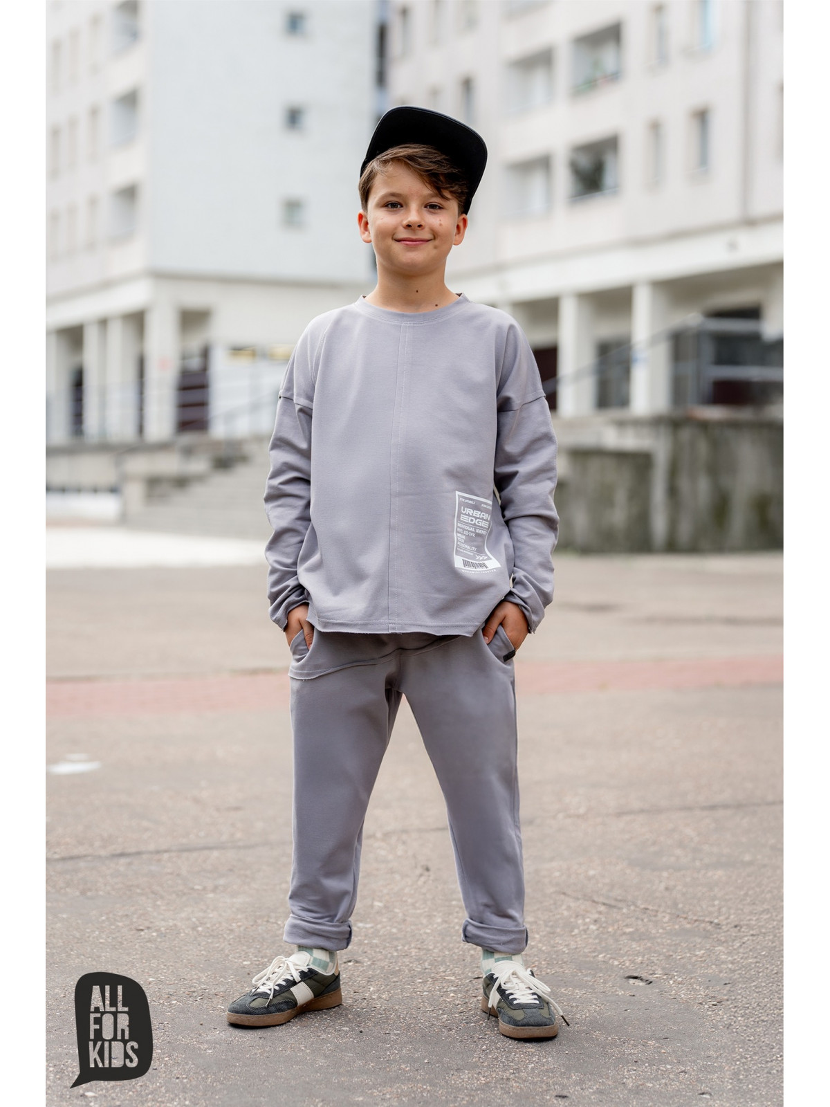 Chlapčenské tepláky pudlového strihu All for kids