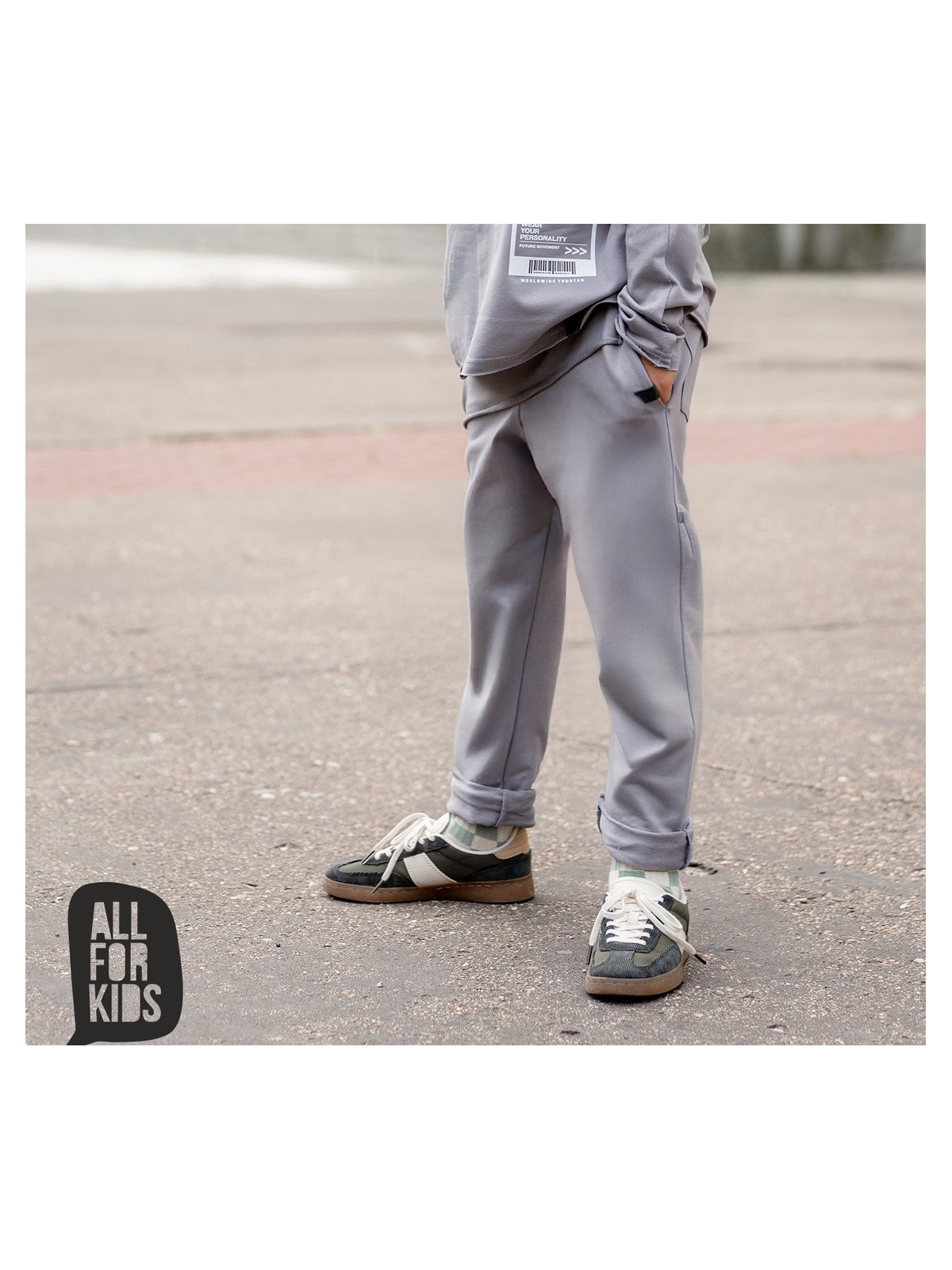 Chlapčenské tepláky pudlového strihu All for kids