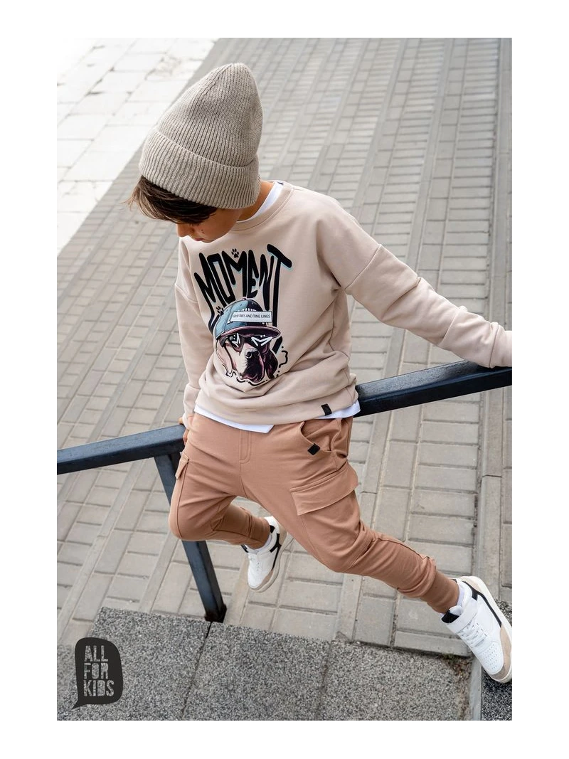 Chlapčenské tepláky kapsáčové 2 farby All for kids