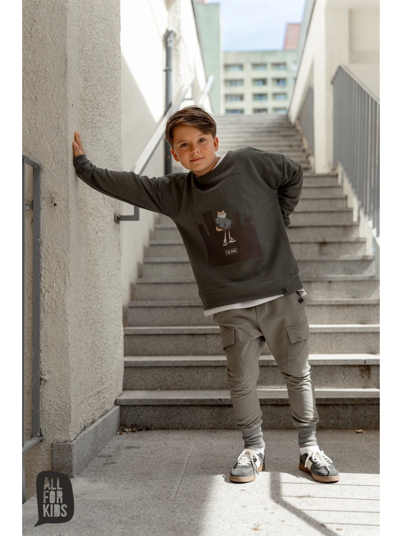 Chlapčenské tepláky kapsáčové 2 farby All for kids