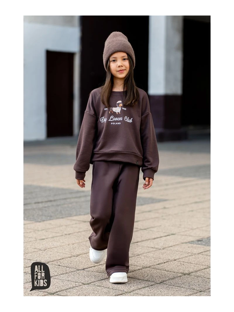Dievčenská mikina s potlačou All for kids
