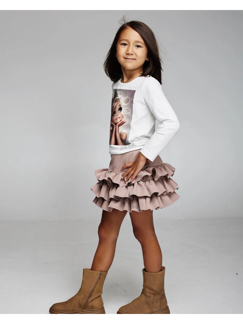 Dievčenské sukňokraťasy v 2 farbách