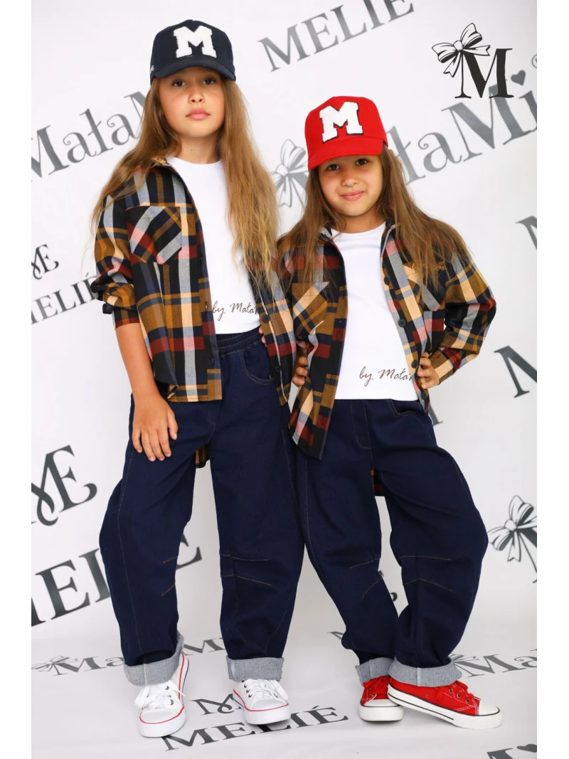 Dievčenské rifľové nohavice