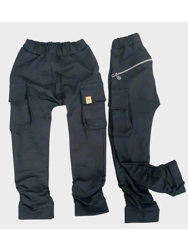 Chlapčenské kapsáčové tepláky- čierne