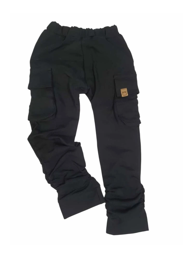 Chlapčenské kapsáčové tepláky- čierne