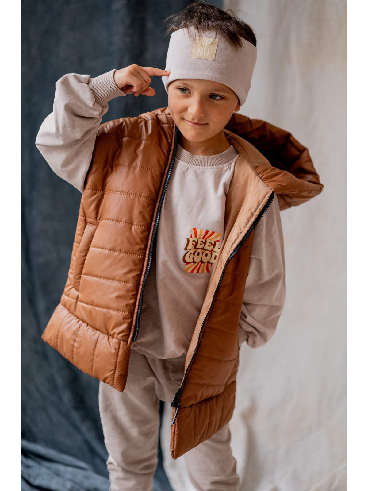 Unisex detská čelenka Nunu 2 farby