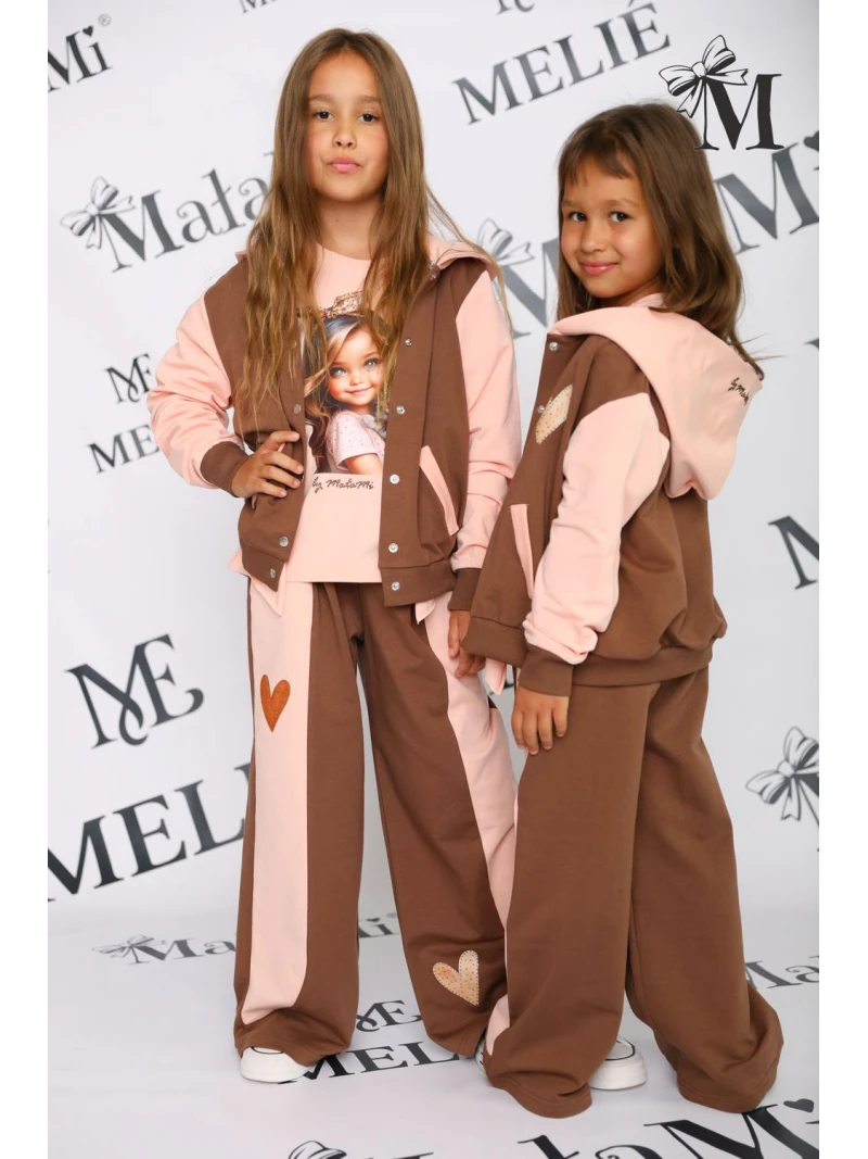 Dievčenský komplet mikina a tepláky Malami
