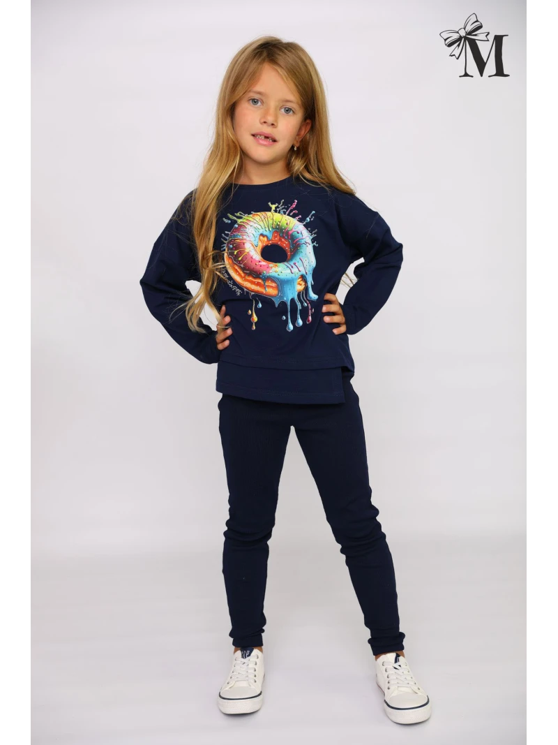 Dievčenské rebrované legíny MALAMI