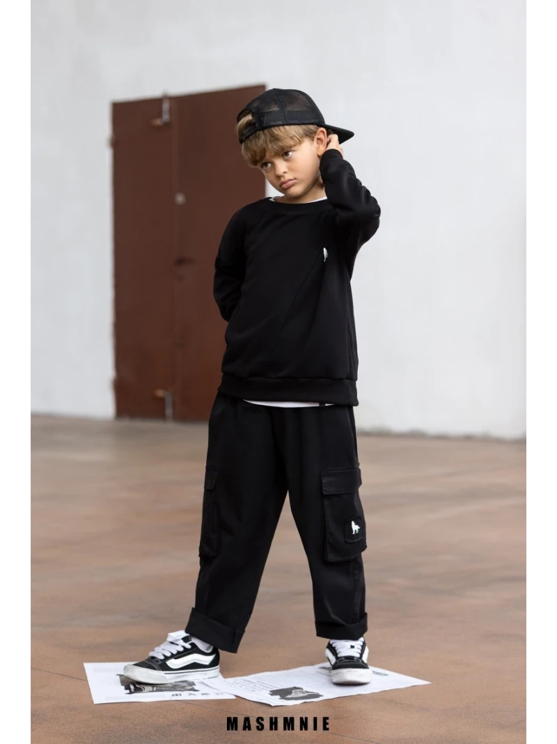 Chlapčenské širšie kapsáčové nohavice MASH MNIE 3 farby