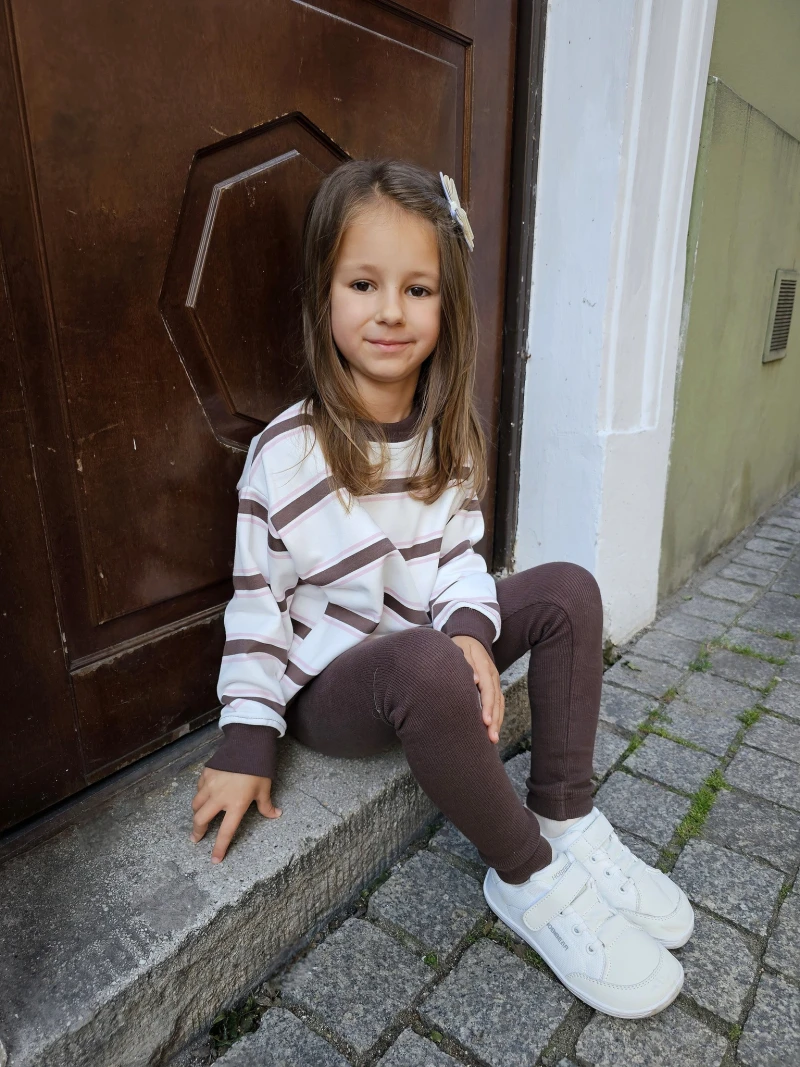 Dievčenské rebrované legíny MISS GIRL