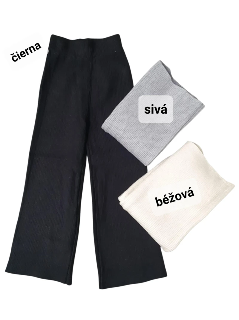 Dievčenské zvonové legíny zateplené viac farieb