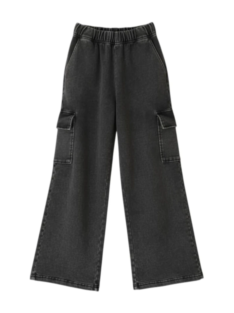 Dievčenské nohavice rifľového vzhľadu