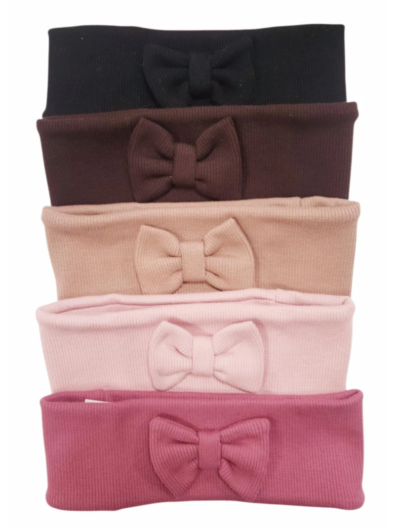 Dievčenská čelenka s mašľou viac farieb