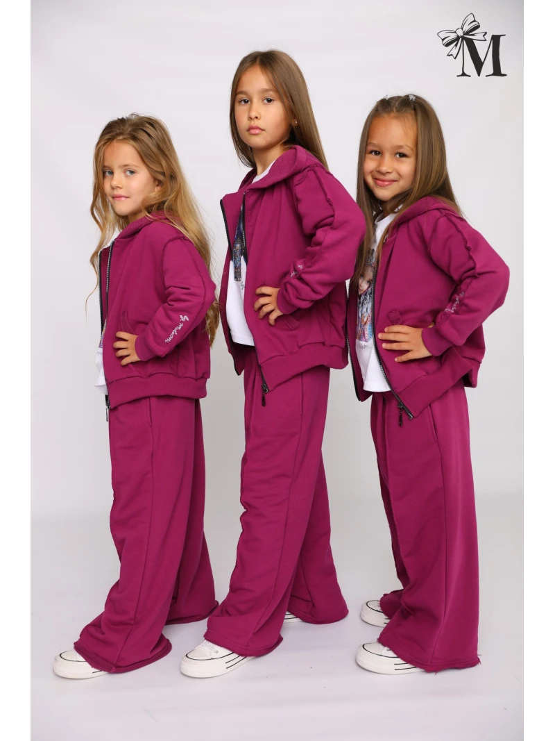Dievčenský komplet mikina a tepláky Malami