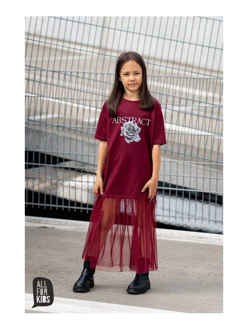 Dievčenské šaty s tylom