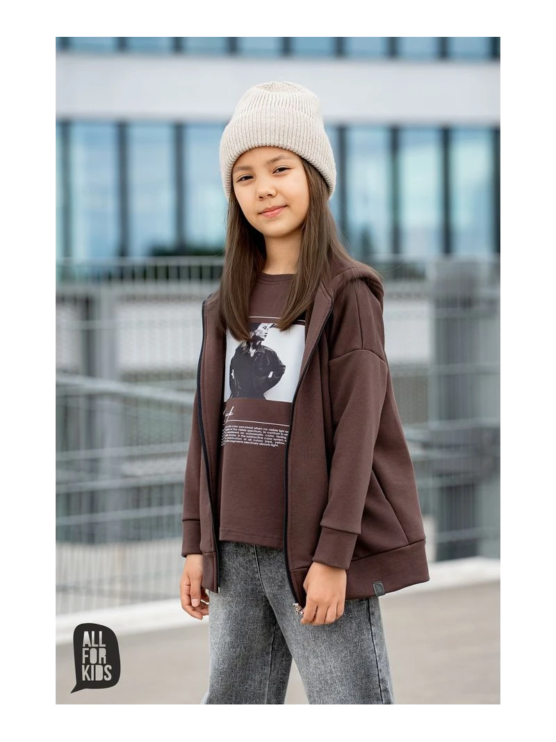 Dievčenská hrubšia mikina