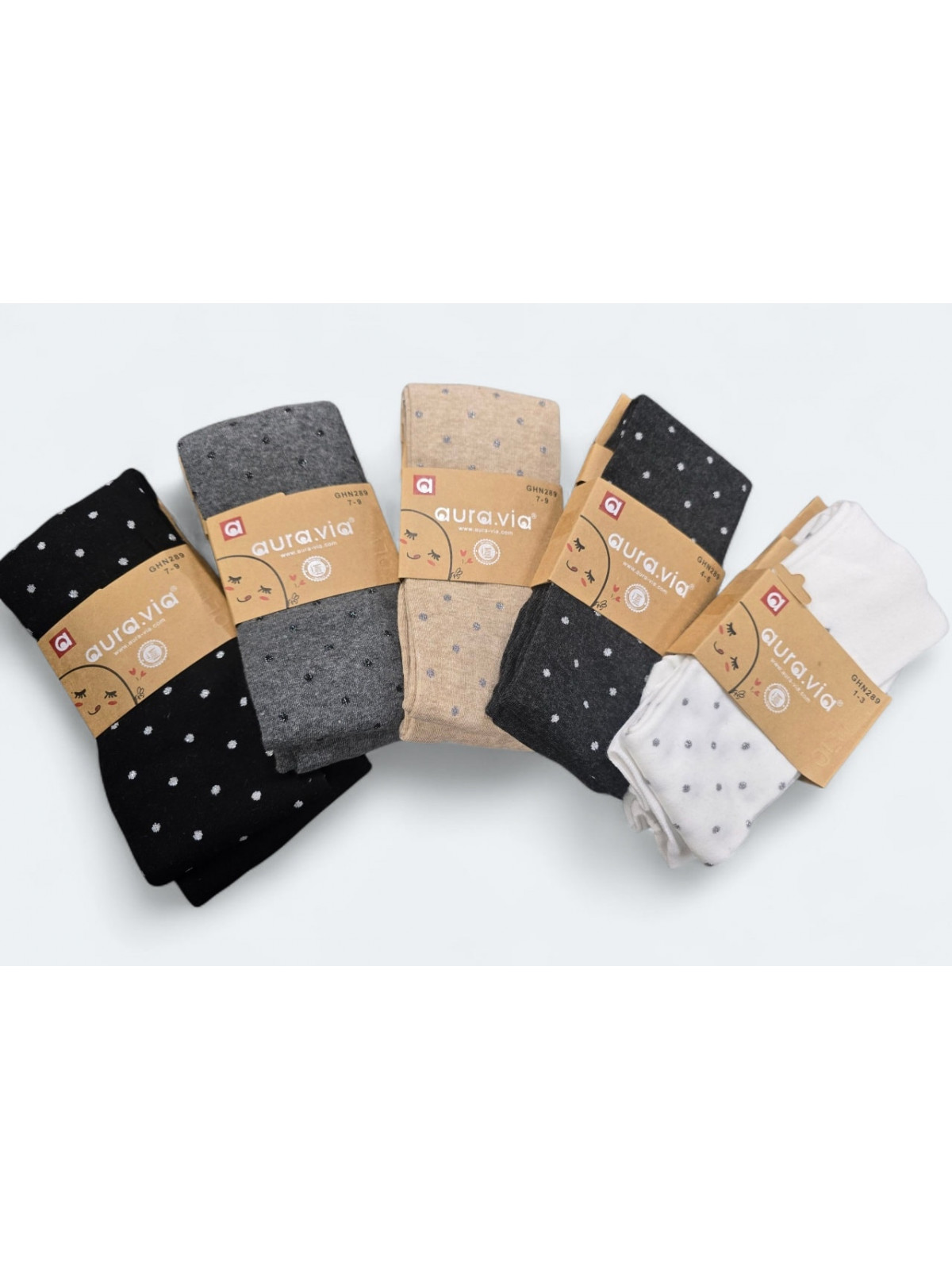 Dievčenské pančuchy s trblietkami viac farieb