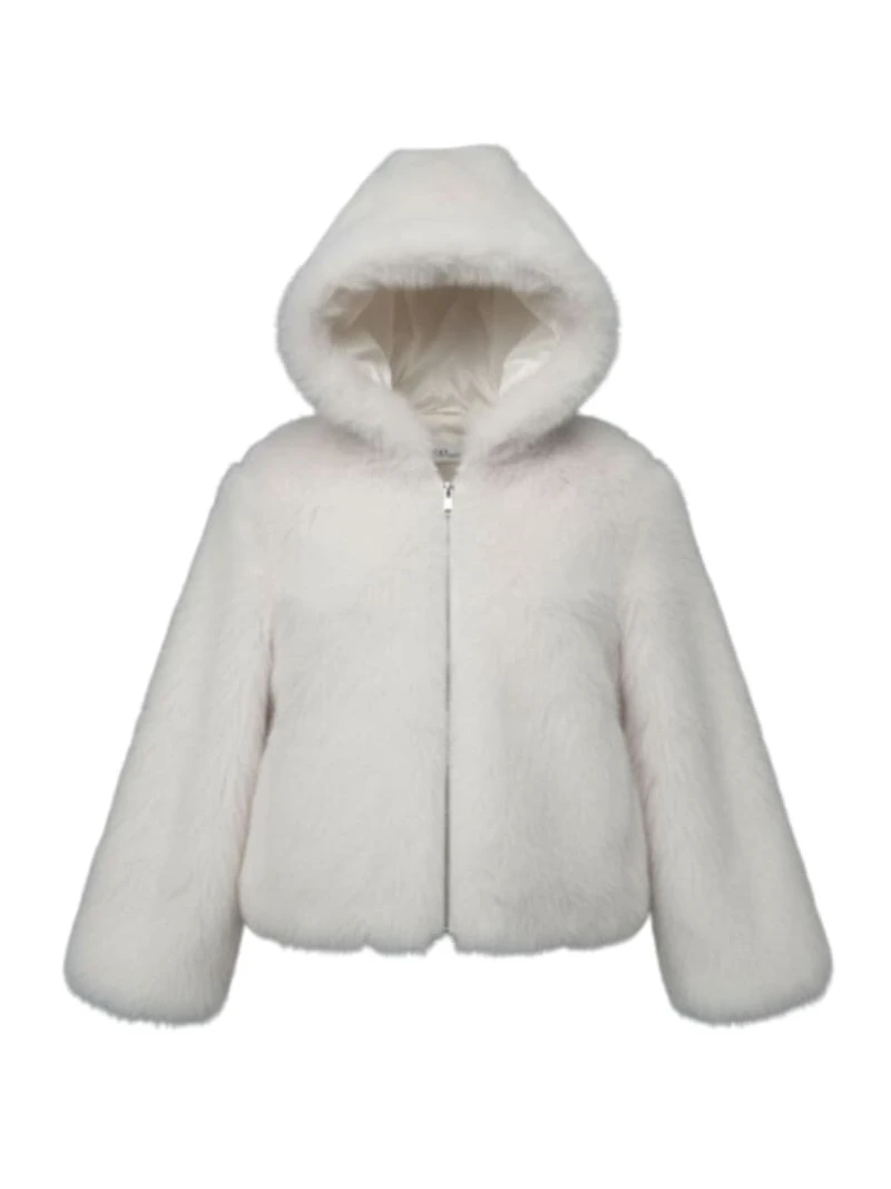 Dievčenské zimné kožuchy v 3 farbách