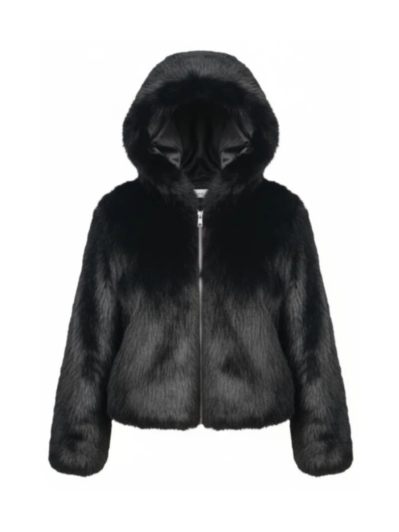 Dievčenské zimné kožuchy v 3 farbách