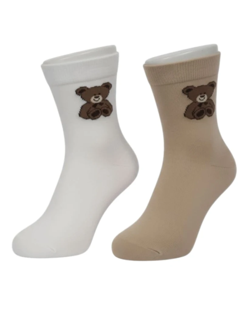 Detské ponožky s Mackom 3 farby